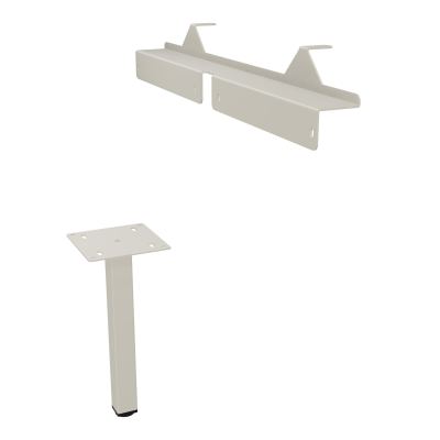 JAMES PIED SOUTIEN METAL 40X40 + FIXATION PR MEUBLE L.1650MM PR CONECT/4MOST PIED RCT ZC