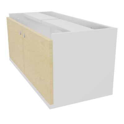 JAMES BLOC MELA AVEC 2 PORTES MELA L82,5 H38 P41 CM