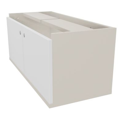 JAMES BLOC MELA AVEC 2 PORTES MELA L82,5 H38 P41 CM