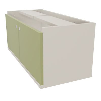 JAMES BLOC MELA AVEC 2 PORTES MELA L82,5 H35,5 P36 CM   N5 R7