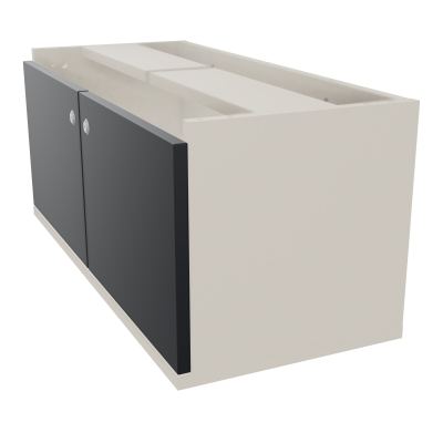 JAMES BLOC MELA AVEC 2 PORTES MELA L82,5 H35,5 P36 CM   N5 R9