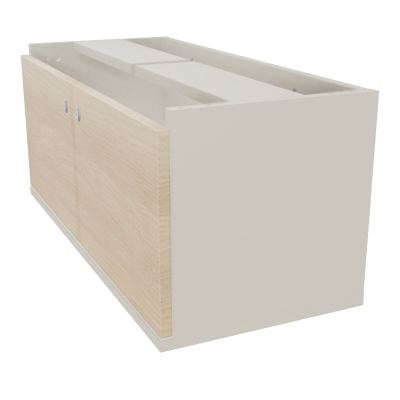 JAMES BLOC MELA AVEC 2 PORTES MELA L82,5 H38 P41 CM