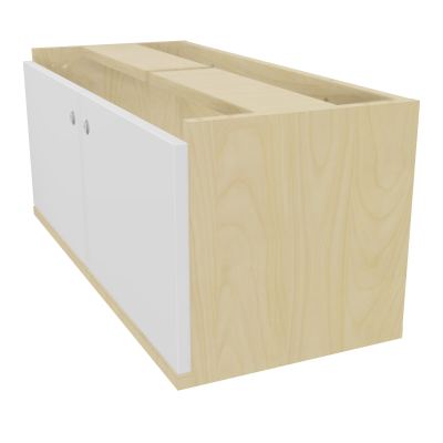 JAMES BLOC MELA AVEC 2 PORTES MELA L82,5 H38 P41 CM