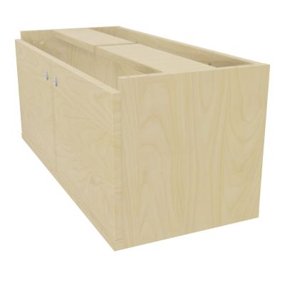 JAMES BLOC MELA AVEC 2 PORTES MELA L82,5 H38 P41 CM