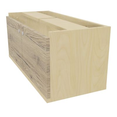JAMES BLOC MELA AVEC 2 PORTES MELA L82,5 H38 P41 CM