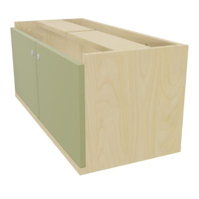 JAMES BLOC MELA AVEC 2 PORTES MELA L82,5 H35,5 P36 CM   N8 R7