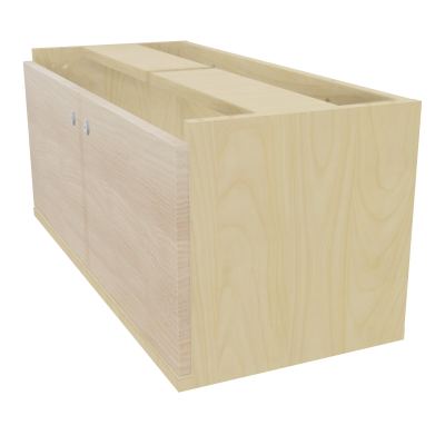 JAMES BLOC MELA AVEC 2 PORTES MELA L82,5 H38 P41 CM