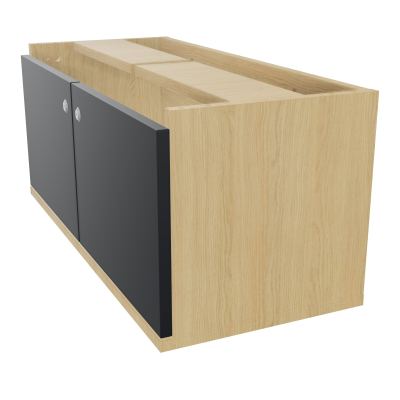 JAMES BLOC MELA AVEC 2 PORTES MELA L82,5 H35,5 P36 CM   R1 R9