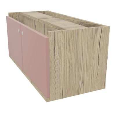 JAMES BLOC MELA AVEC 2 PORTES MELA L82,5 H35,5 P36 CM   R3 R8