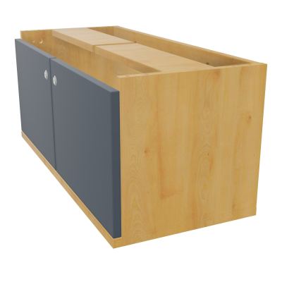 JAMES BLOC MELA AVEC 2 PORTES MELA L82,5 H35,5 P36 CM   R5 R6