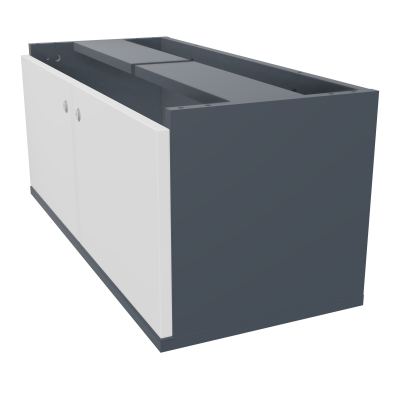 JAMES BLOC MELA AVEC 2 PORTES MELA L82,5 H35,5 P36 CM   R6 MG