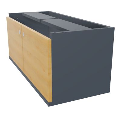 JAMES BLOC MELA AVEC 2 PORTES MELA L82,5 H35,5 P36 CM   R6 R5