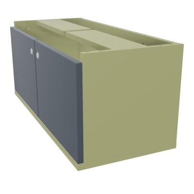JAMES BLOC MELA AVEC 2 PORTES MELA L82,5 H35,5 P36 CM   R7 R6