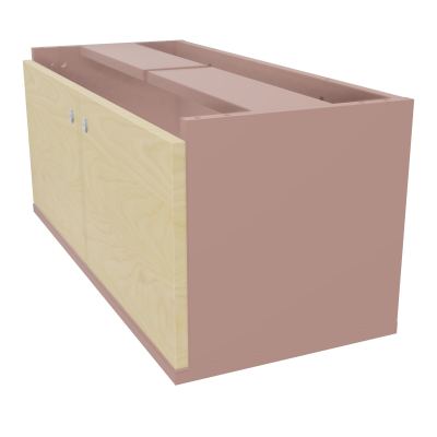JAMES BLOC MELA AVEC 2 PORTES MELA L82,5 H35,5 P36 CM   R8 N8