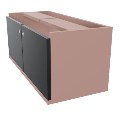 JAMES BLOC MELA AVEC 2 PORTES MELA L82,5 H35,5 P36 CM   R8 R9