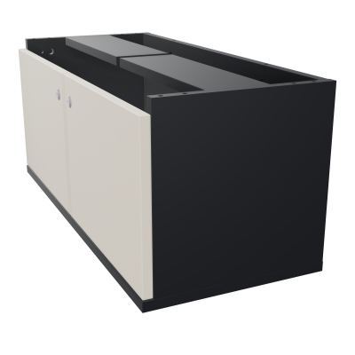 JAMES BLOC MELA AVEC 2 PORTES MELA L82,5 H35,5 P36 CM   R9 N5