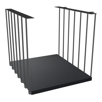 JAMES CUBE FILAIRE METAL L.36 H.36,3 P.41 CM AVEC TABLETTE MELA   SC R9