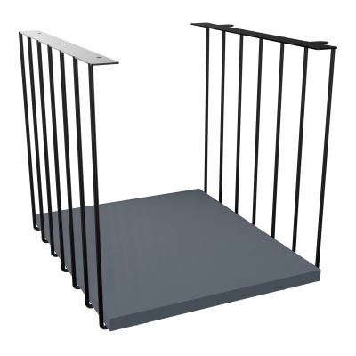 JAMES CUBE FILAIRE METAL L.36 H.36,3 P.41 CM AVEC TABLETTE MELA   SG R6