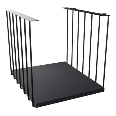 JAMES CUBE FILAIRE METAL L.36 H.36,3 P.41 CM AVEC TABLETTE MELA   SG R9