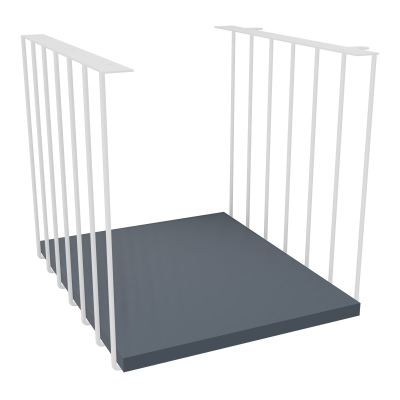 JAMES CUBE FILAIRE METAL L.36 H.36,3 P.41 CM AVEC TABLETTE MELA   SO R6