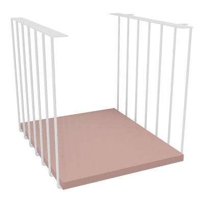 JAMES CUBE FILAIRE METAL L.36 H.36,3 P.41 CM AVEC TABLETTE MELA   SO R8