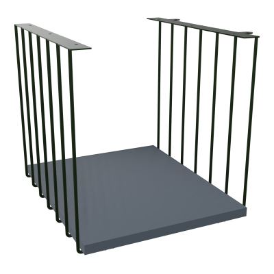 JAMES CUBE FILAIRE METAL L.36 H.36,3 P.41 CM AVEC TABLETTE MELA   ST R6