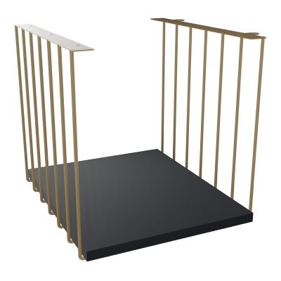 JAMES CUBE FILAIRE METAL L.36 H.36,3 P.41 CM AVEC TABLETTE MELA   Z3 R9