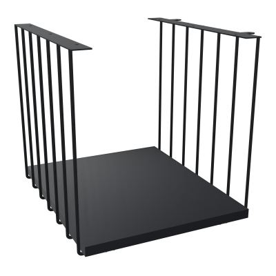 JAMES CUBE FILAIRE METAL L.36 H.36,3 P.41 CM AVEC TABLETTE MELA   ZP R9