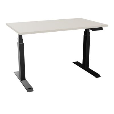 AXEL 2 BUREAU RECT 120X70 PPOBT - MOTORISE - 4 UTILLISATEURS x 2 MEM + USB    N5 SG