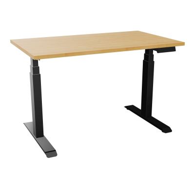 AXEL 2 BUREAU RECT 120X70 PPOBT - MOTORISE - 4 UTILLISATEURS x 2 MEM + USB    R5 SG