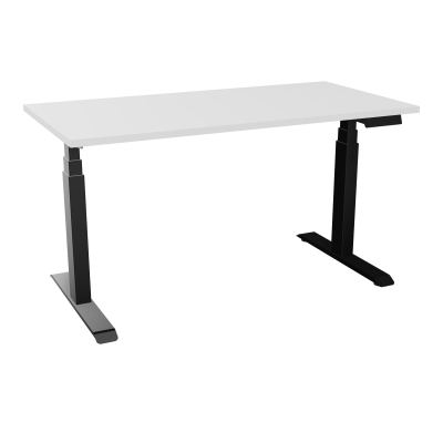 AXEL 2 BUREAU RECT 140X70 PPOBT - MOTORISE - 4 UTILISATEURS  x 2 MEM + USB MG SG
