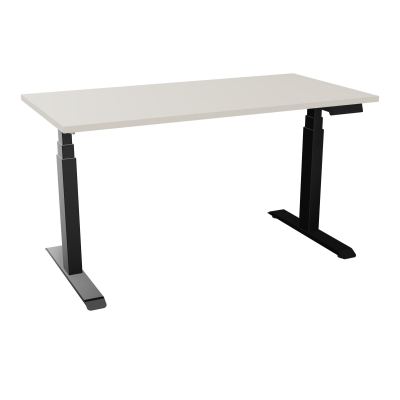 AXEL 2 BUREAU RECT 140X70 PPOBT - MOTORISE - 4 UTILISATEURS  x 2 MEM + USB N5 SG