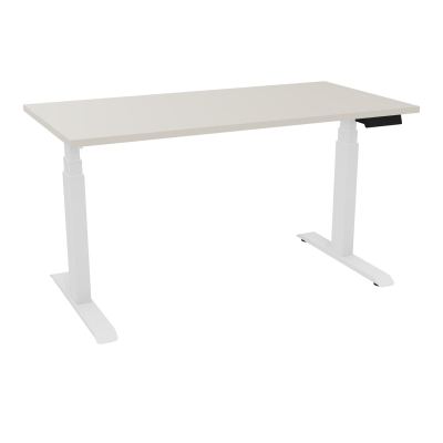 AXEL 2 BUREAU RECT 140X70 PPOBT - MOTORISE - 4 UTILISATEURS  x 2 MEM + USB N5 SO