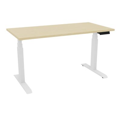 AXEL 2 BUREAU RECT 140X70 PPOBT - MOTORISE - 4 UTILISATEURS  x 2 MEM + USB N8 SO