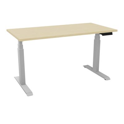 AXEL 2 BUREAU RECT 140X70 PPOBT - MOTORISE - 4 UTILISATEURS  x 2 MEM + USB N8 Z4