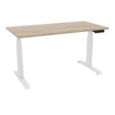 AXEL 2 BUREAU RECT 140X70 PPOBT - MOTORISE - 4 UTILISATEURS  x 2 MEM + USB R3 SO