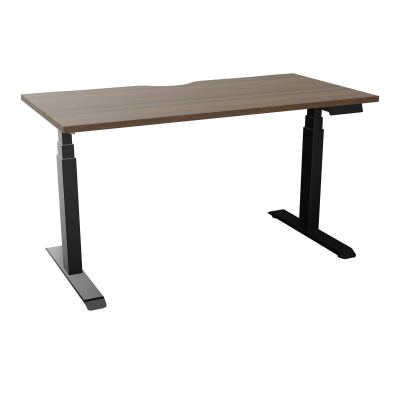 AXEL 2 BUREAU RECT 140X70 ECHANCRURE - MOTORISE - 4 UTILLISATEURS x 2 MEM + USB   N6 SG