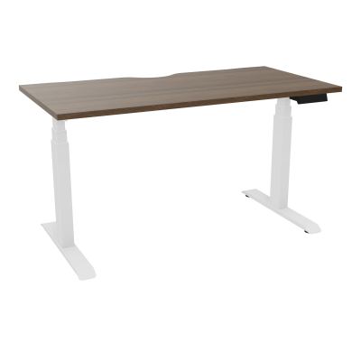 AXEL 2 BUREAU RECT 140X70 ECHANCRURE - MOTORISE - 4 UTILLISATEURS x 2 MEM + USB   N6 SO