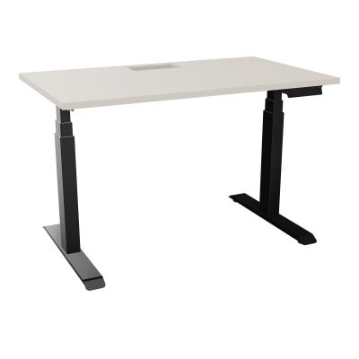 AXEL 2 BUREAU RECT 120X70+DECOUPE TRAPPE + GOUL -MOTORISE - 4 UTILLISATEURS x 2 MEM + USB