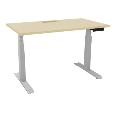 AXEL 2 BUREAU RECT 120X70+DECOUPE TRAPPE + GOUL -MOTORISE - 4 UTILLISATEURS x 2 MEM + USB
