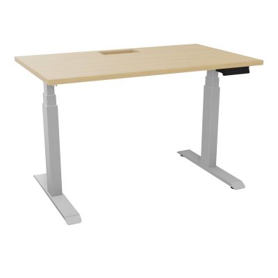 AXEL 2 BUREAU RECT 120X70+DECOUPE TRAPPE + GOUL -MOTORISE - 4 UTILLISATEURS x 2 MEM + USB