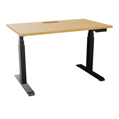 AXEL 2 BUREAU RECT 120X70+DECOUPE TRAPPE + GOUL -MOTORISE - 4 UTILLISATEURS x 2 MEM + USB