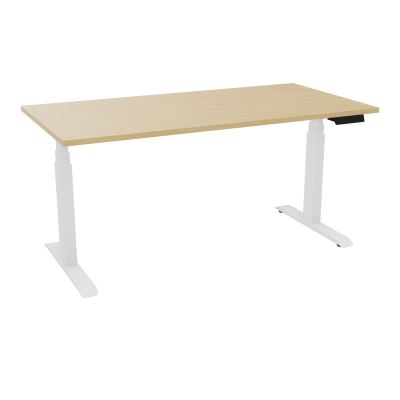 AXEL 2 BUREAU RECT. L160XP80 PP OBT -MOTORISE - 4 UTILISATEURS  x 2 MEM + USB R1 SO