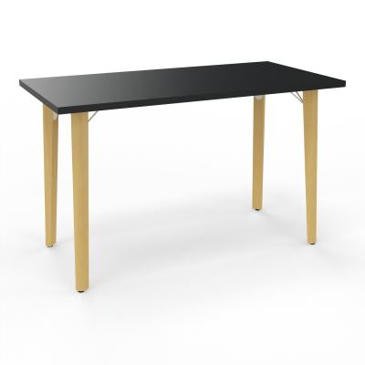 ROBIN T RECT L120 P60 PRE-PERCE OBT PIEDS PLATINE HETRE/METAL R9 ZC MS