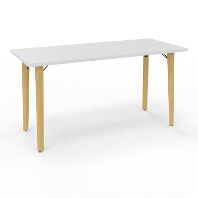 ROBIN T RECT L140 P60 PRE-PERCE OBT PIEDS PLATINE HETRE/METAL MG SG MS