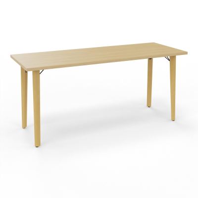 ROBIN T RECT L160 P60 PRE-PERCE OBT PIEDS PLATINE HETRE/METAL R1 SG MS