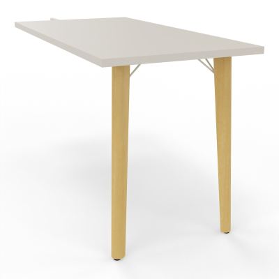 ROBIN RETOUR RECT L120 P60 PIEDS PLATINE HETRE/METAL N5 ZC MS