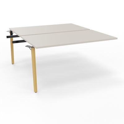 ROBIN T SUI DOUBLE PLT 2X80 X L140 P165 PRE-PERCE OBT 4XPIEDS PLATINE EXTREM HETRE/METAL
