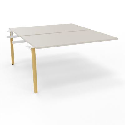 ROBIN T SUI DOUBLE PLT 2X80 X L140 P165 PRE-PERCE OBT 4XPIEDS PLATINE EXTREM HETRE/METAL
