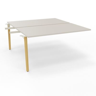 ROBIN T SUI DOUBLE PLT 2X80 X L140 P165 PRE-PERCE OBT 4XPIEDS PLATINE EXTREM HETRE/METAL